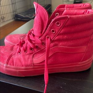 High top red vans